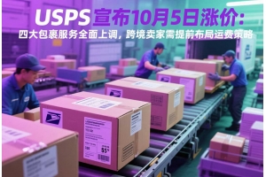 USPS宣布10月5日漲價：四大包裹服務全面上調，跨境賣家需提前布局運費策略