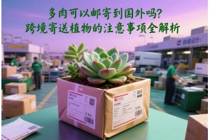 多肉可以郵寄到國(guó)外嗎?跨境寄送植物的注意事項(xiàng)全解析