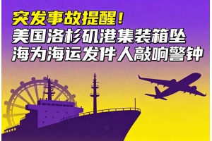 突發(fā)事故提醒!美國洛杉磯港集裝箱墜海為海運發(fā)件人敲響警鐘