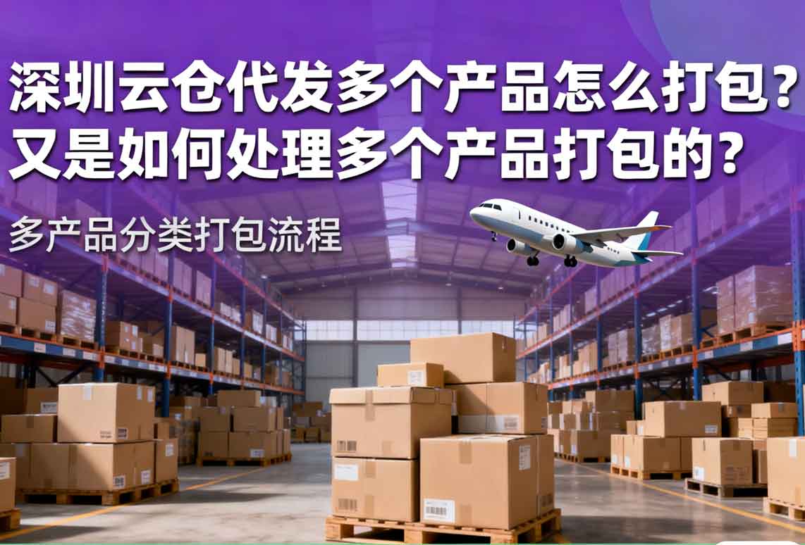 深圳云倉代發多個產品怎么打包？又是如何處理多個產品打包的？