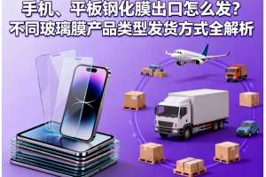 手機、平板鋼化膜出口怎么發(fā)？不同玻璃膜產品類型發(fā)貨方式全解析