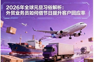 2026年全球元旦習俗解析：外貿(mào)業(yè)務員如何借節(jié)日提升客戶回應率