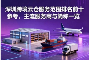 深圳跨境云倉服務范圍排名前十參考，主流服務商與簡稱一覽
