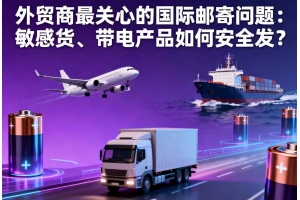 外貿商最關心的國際郵寄問題：敏感貨、帶電產品如何安全發？
