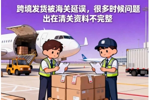 跨境發貨被海關延誤，很多時候問題出在清關資料不完整