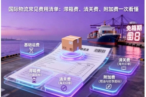 國際物流常見費用清單：滯箱費、清關費、附加費一次看懂