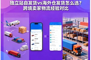 獨(dú)立站自發(fā)貨 vs 海外倉(cāng)發(fā)貨怎么選？跨境賣(mài)家物流經(jīng)驗(yàn)對(duì)比