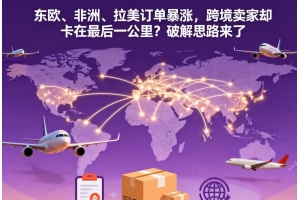 東歐、非洲、拉美訂單暴漲，跨境賣家卻卡在最后一公里？破解思路來了