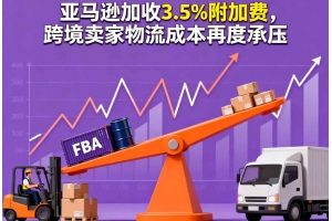 亞馬遜加收3.5%附加費，跨境賣家物流成本再度承壓