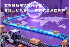 做保健品跨境電商必看：合規(guī)云倉托管與一件代發(fā)全流程拆解