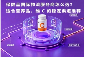 保健品國際物流服務商怎么選？適合營養品、維 C 的穩定渠道推薦