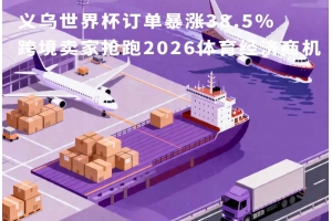義烏世界杯訂單暴漲38.5% 跨境賣家搶跑2026體育經(jīng)濟商機