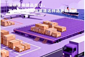 深圳做保健品出口，發(fā)美國(guó)空派免泡渠道這樣選更穩(wěn)更快