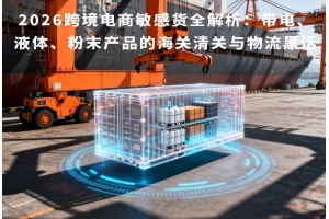 2026跨境電商敏感貨全解析：帶電、液體、粉末產品的海關清關與物流黑話