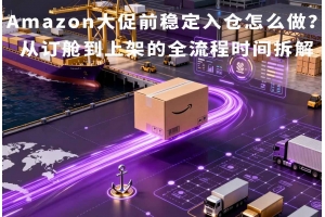 Amazon大促前穩(wěn)定入倉怎么做？從訂艙到上架的全流程時間拆解