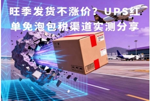 旺季發貨不漲價？UPS紅單免泡包稅渠道實測分享