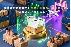 美國(guó)查驗(yàn)越來(lái)越嚴(yán)：帶電、化妝品、食品類(lèi)賣(mài)家，正在進(jìn)入“資料先行”時(shí)代