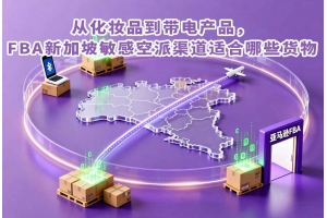 從化妝品到帶電產(chǎn)品，F(xiàn)BA新加坡敏感空派渠道適合哪些貨物