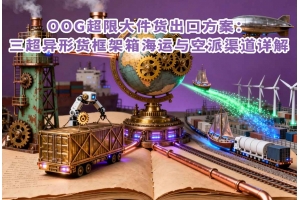 OOG超限大件貨出口方案：三超異形貨框架箱海運與空派渠道詳解