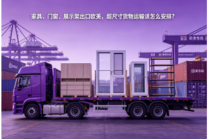 家具、門窗、展示架出口歐美，超尺寸貨物運輸該怎么安排？