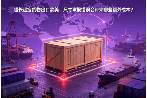 超長超寬貨物出口歐美，尺寸申報錯誤會帶來哪些額外成本？