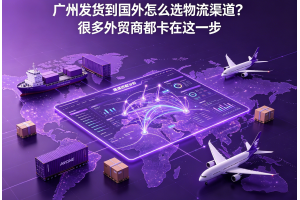 廣州發貨到國外怎么選物流渠道？很多外貿商都卡在這一步