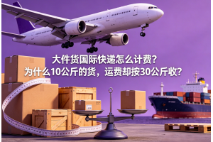 大件貨國際快遞怎么計費？為什么10公斤的貨，運費卻按30公斤收？