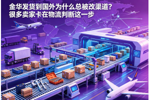 金華發(fā)貨到國外為什么總被改渠道？很多賣家卡在物流判斷這一步