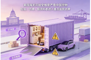 美國海關開始全維度嚴查中國貨物 低報、仿牌、假資料都進入重點監管名單