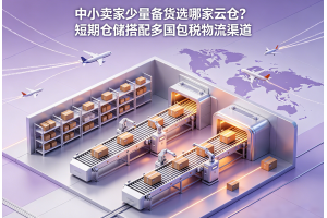 中小賣家少量備貨選哪家云倉(cāng)？短期倉(cāng)儲(chǔ)搭配多國(guó)包稅物流渠道