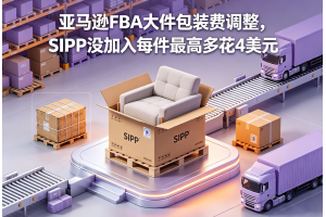 亞馬遜FBA大件包裝費調整，SIPP沒加入每件最高多花4美元