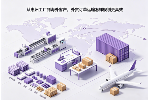 從惠州工廠到海外客戶，外貿訂單運輸怎樣規劃更高效