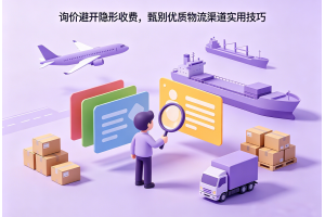 詢價避開隱形收費，甄別優質物流渠道實用技巧