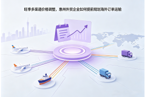 旺季多渠道價格調整，惠州外貿企業如何提前規劃海外訂單運輸