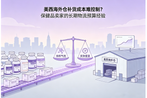 美西海外倉補貨成本難控制？保健品賣家的長期物流預算經驗