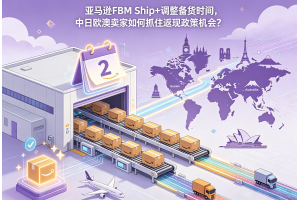 亞馬遜FBM Ship+調整備貨時間，中日歐澳賣家如何抓住返現政策機會？