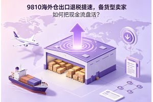 9810海外倉出口退稅提速，備貨型賣家如何把現金流盤活？