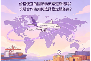 價格便宜的國際物流渠道靠譜嗎？長期合作該如何選擇穩(wěn)定服務(wù)商？