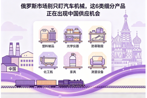 俄羅斯市場別只盯汽車機械，這6類細分產品正在出現中國供應機會