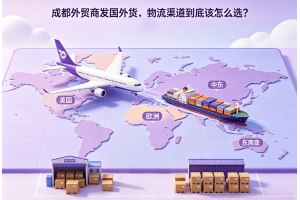 成都外貿商發國外貨，物流渠道到底該怎么選？