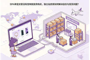 59%珠寶買家沒有官網就放棄購買，獨立站賣家如何解決信任與發貨問題？