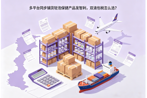 多平臺(tái)同步鋪貨輕泡保健產(chǎn)品發(fā)智利，雙清包稅怎么選？