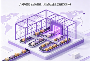 廣州外貿訂單越來越碎，貨物怎么分揀后直接發海外？
