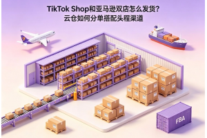 TikTok Shop和亞馬遜雙店怎么發(fā)貨？云倉(cāng)如何分單搭配頭程渠道