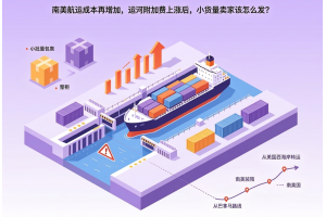 南美航運成本再增加，運河附加費上漲后，小貨量賣家該怎么發？