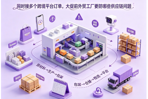 同時(shí)接多個(gè)跨境平臺(tái)訂單，大促前外貿(mào)工廠要防哪些供應(yīng)鏈問(wèn)題