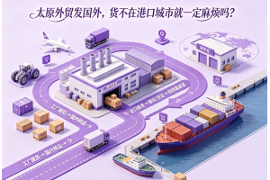 太原外貿發國外，貨不在港口城市就一定麻煩嗎？