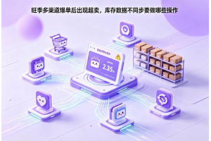 旺季多渠道爆單后出現(xiàn)超賣，庫(kù)存數(shù)據(jù)不同步要做哪些操作