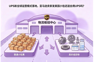 UPS新全球運營模式落地，亞馬遜賣家發美國小包還適合用UPS嗎？