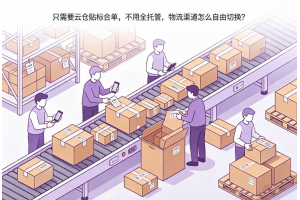 只需要云倉貼標(biāo)合單，不用全托管，物流渠道怎么自由切換？